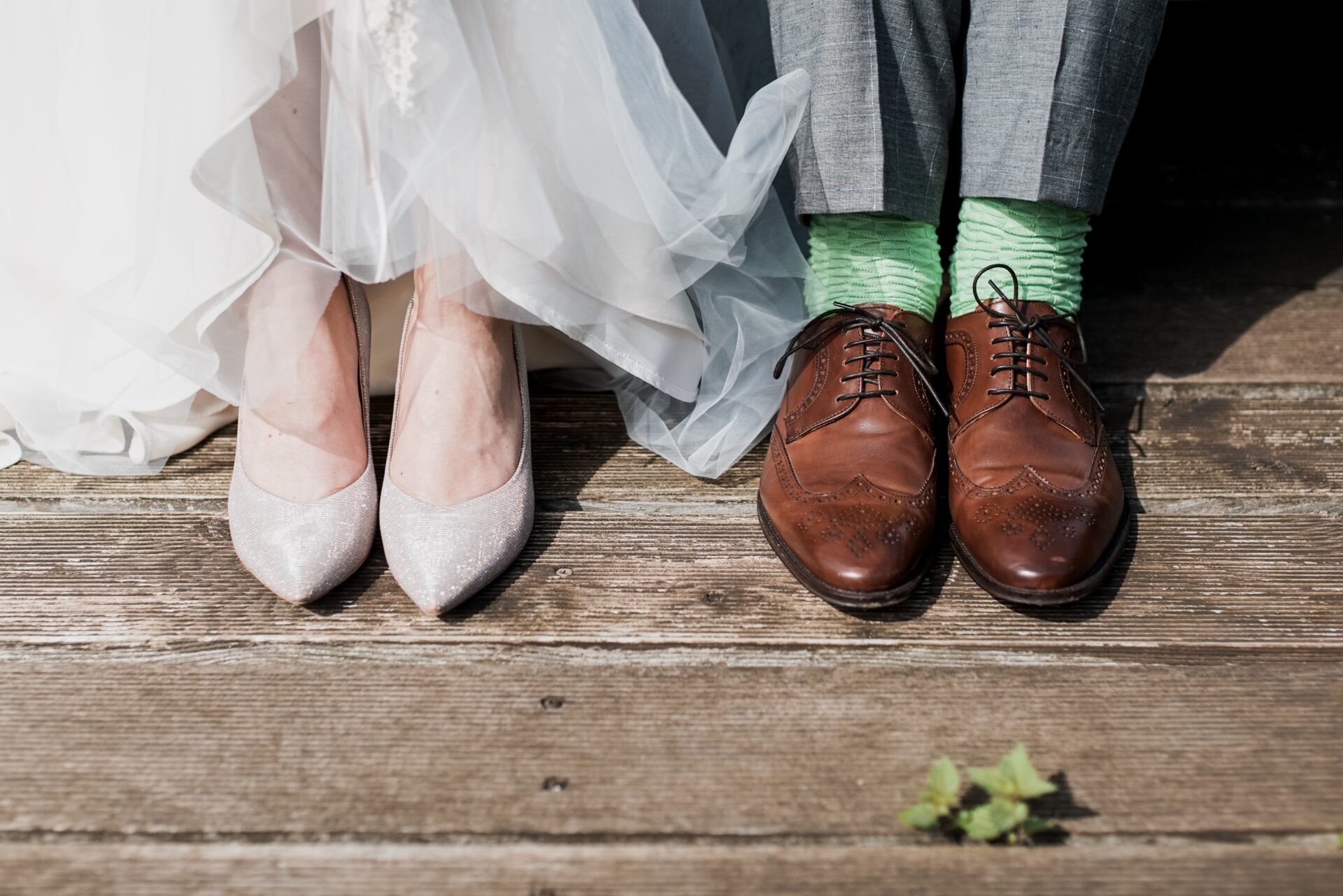 Wedding shoes male and female